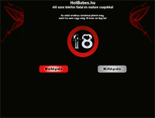 Tablet Screenshot of hotbabes.hu